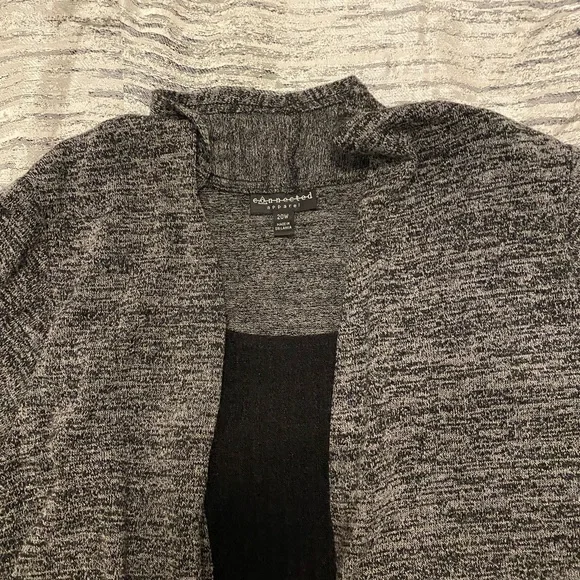 Gray Open-Front Women's Dress - Picture 2 of 4